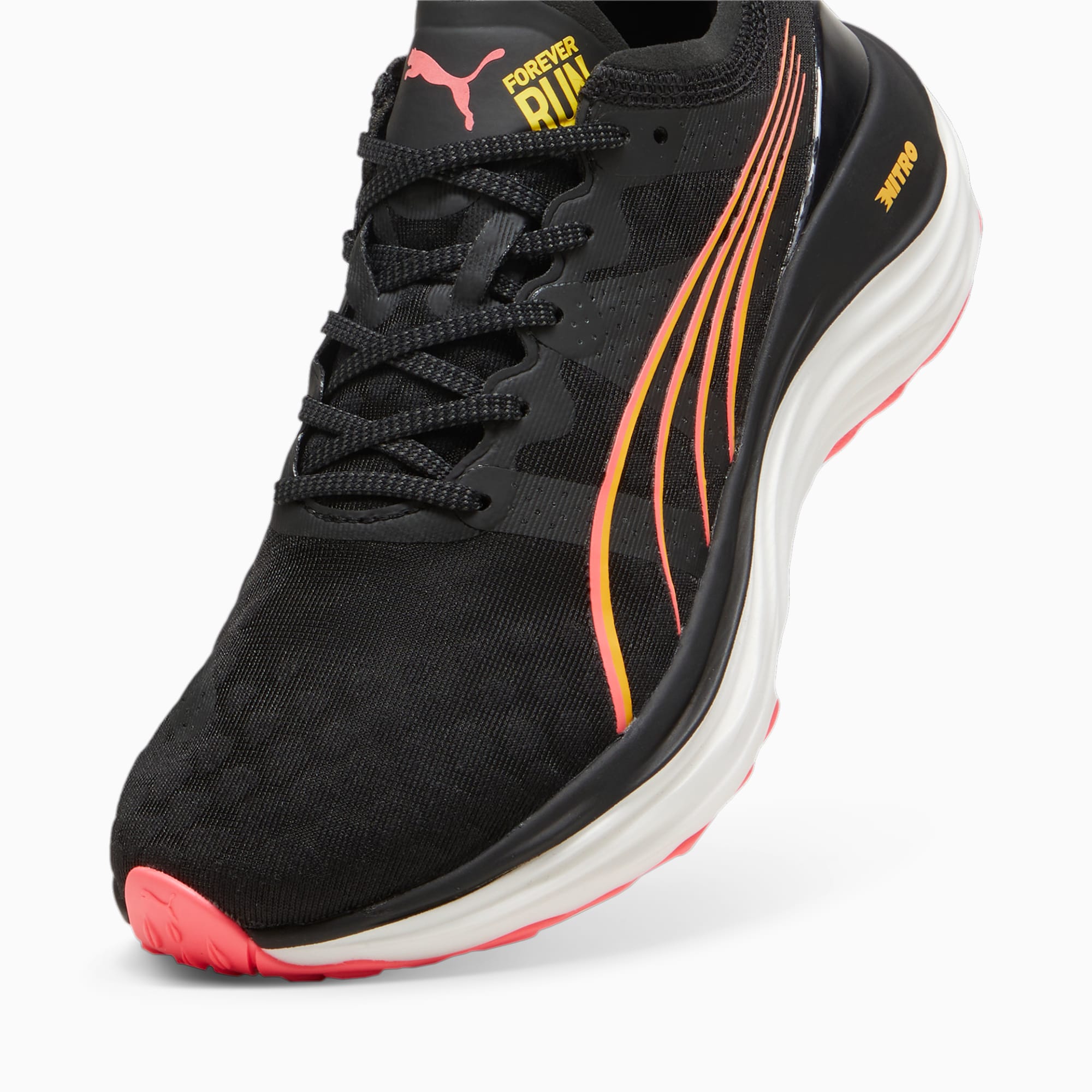 PUMA ForeverRun NITROâ¢ hardloopschoenen voor Dames, Zwart